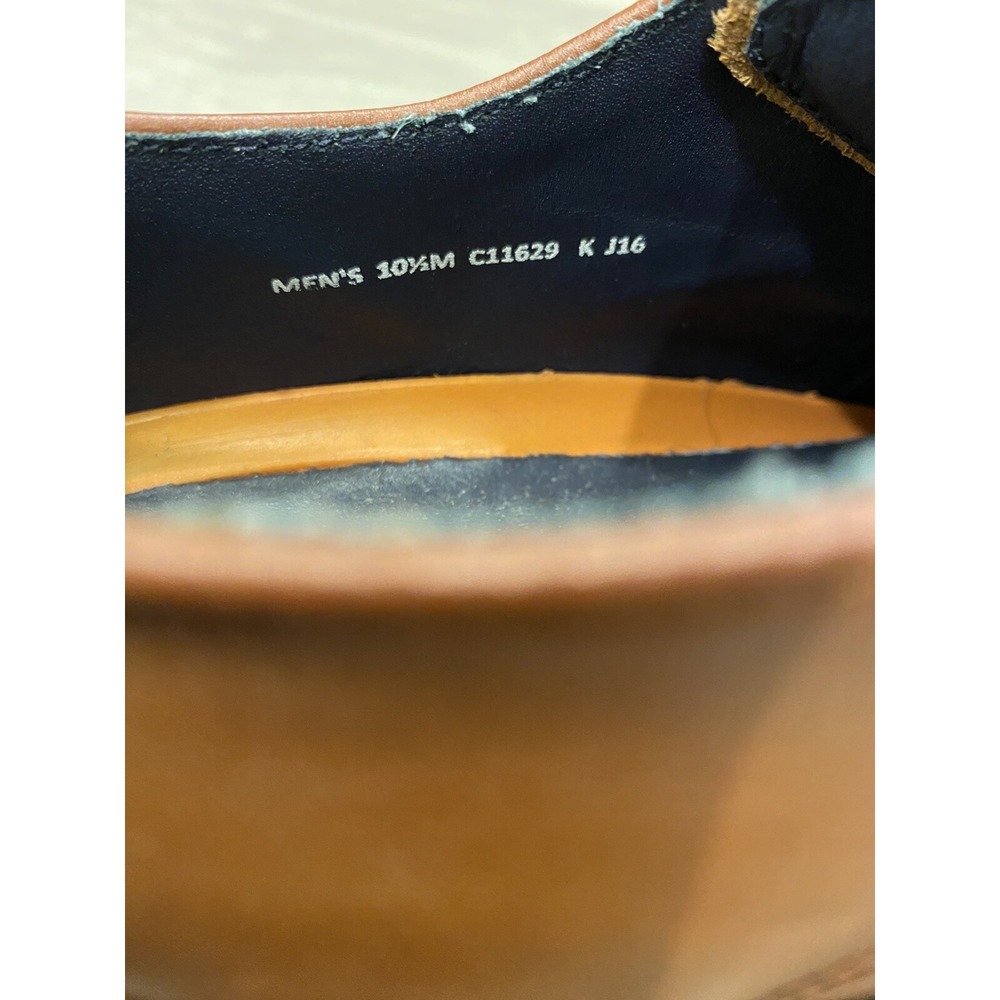 Cole Haan Mens Lenox Hill Split Toe Oxford Leather Shoes C11629 British Tan 10.5 - Picture 10 of 10